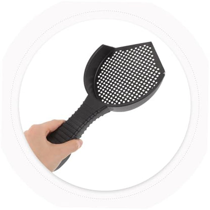 VANZACK 2Pcs Cat Litter Scoop Set with Fine Sifting Ergonomic Handle for Quick Cleaning of Cat Litter Boxes and Reptile Waste for Pet Owners