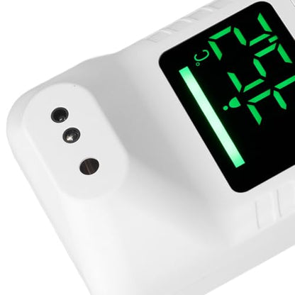 Wall Mounted Infrared Forehead Thermometer, Non Electronic Digital Wall Thermometer, USB Charging or Battery Operated, Wall Mounted Thermometer for Offices, Factories, Schools,