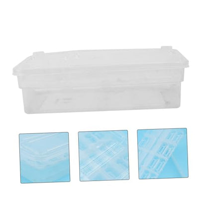 BESPORTBLE 20Grids Reptile Hatching Box Plastic Incubation Tray for Up to Eggs for Breeding Geckos Snakes and Lizards Lightweight and Portable