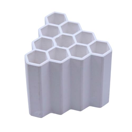 Ceramic Shrimp Aquarium Decor, Shrimp Hides for Aquarium, 10 Connected Tubes, Hideout Cave for Baby Fish, Small Reptile, Lizard