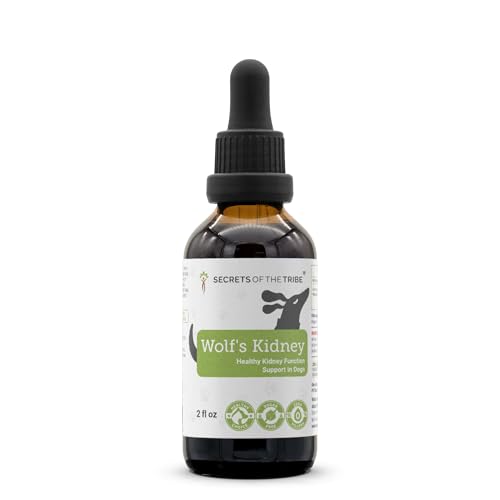 Wolf's Kidney | Natural Herbal Dietary Supplement | Healthy Kidney Function Support in Dogs | Alcohol-Free Extract, Dandelion Root, Calendula, Linden, Chamomile, Fennel 2 oz - style: Kidney