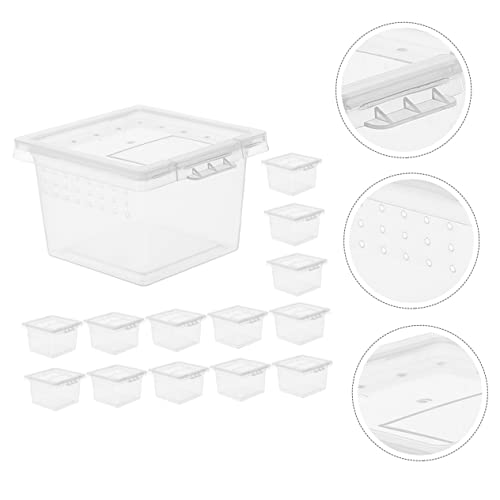 IMIKEYA 20pcs Reptile Breeding Box for Snakes Geckos Tarantulas and Frogs Enclosure for Pets Lightweight and Wear-Resistant Reptile Container