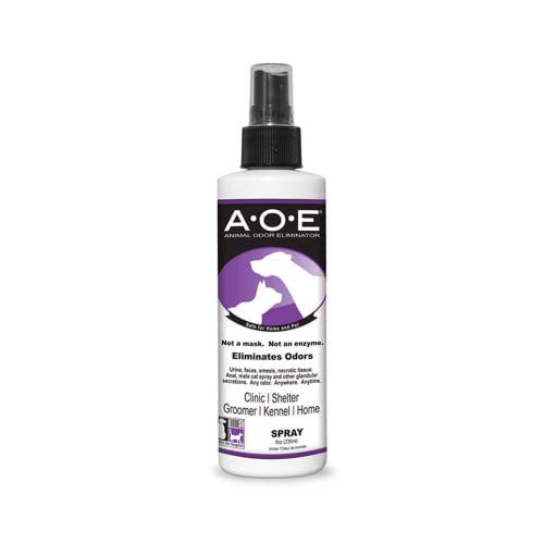 Odorcide Animal Odor Eliminator Spray – Ready to Use Pet Odor Eliminator for Strong Odor – Secretions, Spray, Feces & Urine Odor Eliminator – Safe, Non-Enzymatic Dog & Cat Odor Eliminator (8 oz) - size: 8 Ounce (Pack of 1)