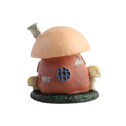Miniature Mushroom Statue Toad House Small Fish Habitat, Suitable for Various Fish and Amphibians, Including Turtles, Toads, and Hiding Houses of Different Sizes