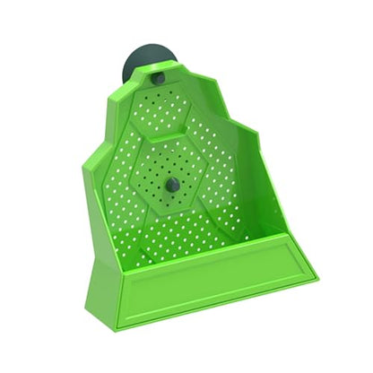 Anti-Escape Feeding Bowl with Ventilation Holes and Strong Suction for Amphibians Diets Suction Cup Reptiles Feeder - size: M