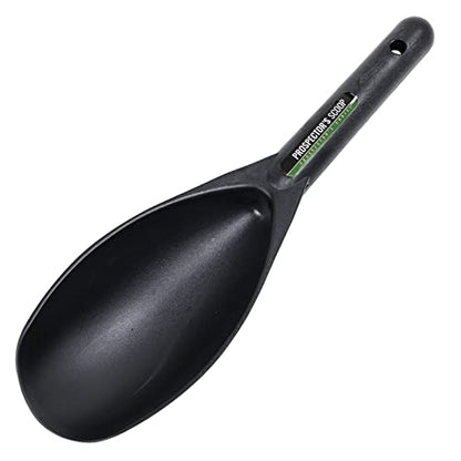 ASR Outdoor 12.5 Inch Prospecting Large Sand Scoop Plastic Trowel for Metal Detector Gold Panning, Black - color: Black