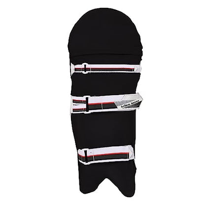KNK Cricket Batting Pad Covers, Universal Youth and Adult Fit, Pair - color: Black