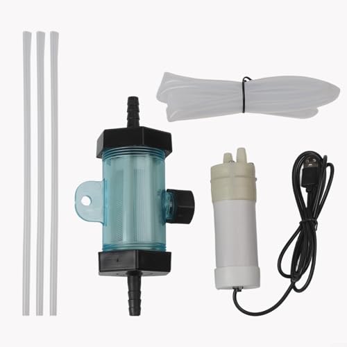 Electric Aquarium for Gravel Cleaner USB Pump with Siphon Vacuum for Fish Tank Water Changing and Cleaning, 1/2/3/5 Meter Tube(1 Meter) - size: 1 Meter
