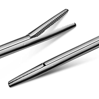 Hartman Alligator Forceps 3.5" - High Quality, Long Lasting, Professional ENT Tools, 5 Piece Set, Ear Loop Design