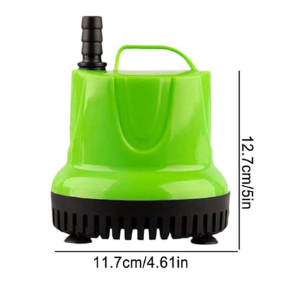 Submersible Water Pump Aquarium Quiet Filter System Circulation Device | Fountain Water Pump Suction Cup Drainage for Outdoor Garden Pool Sump Hydroponic Irrigation Terrarium