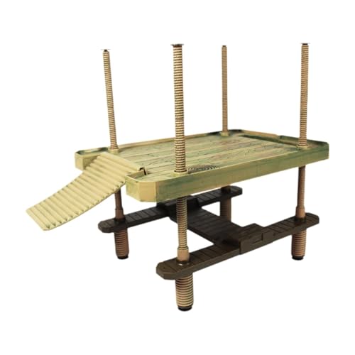 Turtle Basking Platform with Ramp Ladder for Frogs Aquarium