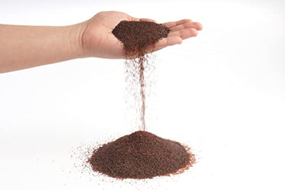 Congo Aquascapeing Sand for Aquarium Landscape 2L(9lbs) X2pcs, Brown, Aquarium Natural Fine Decorative Sand, Tropical Rainforest Biotope Aquariums, Depth Enhancing, 0.4-0.9mm - size: L,2Lx2pk