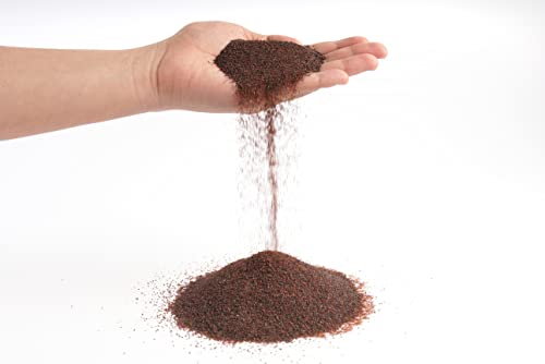 Congo Aquarium Sand Natural Fine Grain 0.4-0.9mm 2L Aquascape | Red rainforest tone; aquascaping, planted, shrimp - size: L,2Lx1pk
