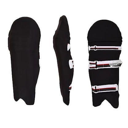 KNK Cricket Batting Pad Covers, Universal Youth and Adult Fit, Pair - color: Black
