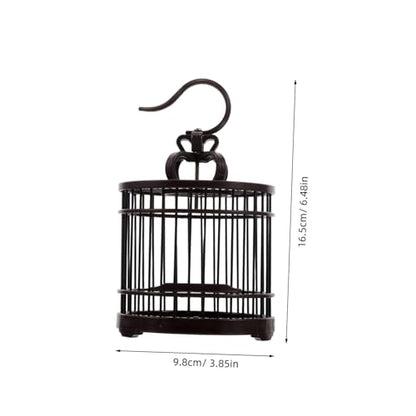 Sosoport Portable Decorative Habitat Cage for Small Animals Reptile Carrier Travel-Friendly Design Versatile Container for Crickets Hamsters and Hummingbirds