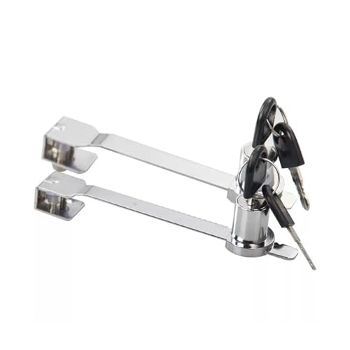 Sliding Glass Door Lock, 2 Pcs Display Case Lock, Sliding Glass Door Ratchet
