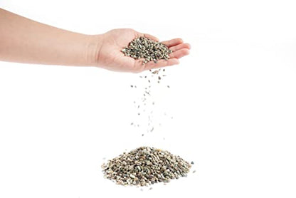 Thoreau Aquarium Sand Natural Decorative Gravel 3-5mm 2L Aquascape | For aquascaping, planted, shrimp and nano tank - size: M,2Lx1pk