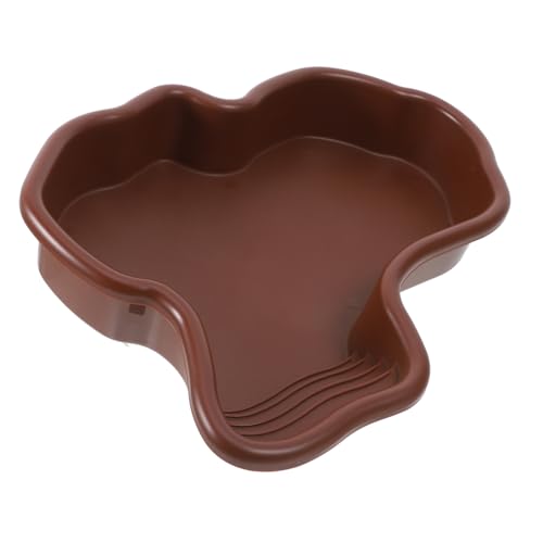 Large Tortoise Bathing Dish Versatile Reptile Water Basin for Turtles and Frogs Durable Design for Comfortable Soaking and Resting Terrariums