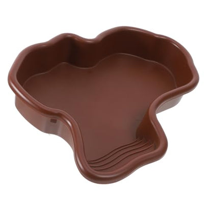Large Tortoise Bathing Dish Versatile Reptile Water Basin for Turtles and Frogs Durable Design for Comfortable Soaking and Resting Terrariums