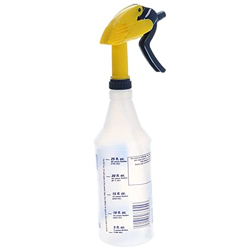 Zep Professional Sprayer Bottle - 32 oz (Case of 12) - HDPRO1 - Versatile Adjustable Nozzle Spray Bottles with a Fine Mist or Powerful Spray, Refillable for Diluted Concentrate