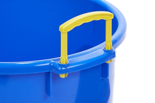 Little Giant® Plastic Muck Tub | Durable & Versatile Utility Bucket with Handles | Muck Bucket | Durable Handles | 40 Quart | Blue - color: Blue, size: 40 quart