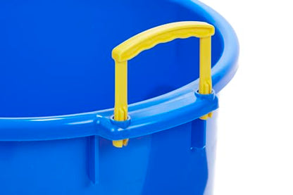 Little Giant® Plastic Muck Tub | Durable & Versatile Utility Bucket with Handles | Muck Bucket | Durable Handles | 40 Quart | Blue - color: Blue, size: 40 quart