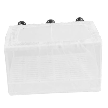 COLLBATH Breeding Box for Betta Fish Isolation Mesh Tank Divider Incubator Box for Aquarium Reptile Shrimp and Fry