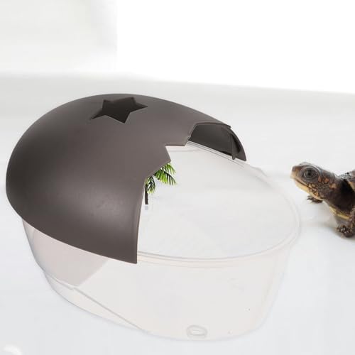 ABOOFAN Turtle Tank Platform for Creatively Breeding Turtles Practical Aquarium Habitat for Tortoises Non-Slip Ramp for Exercise Plastic Design Spacious Areas for Swimming and Basking