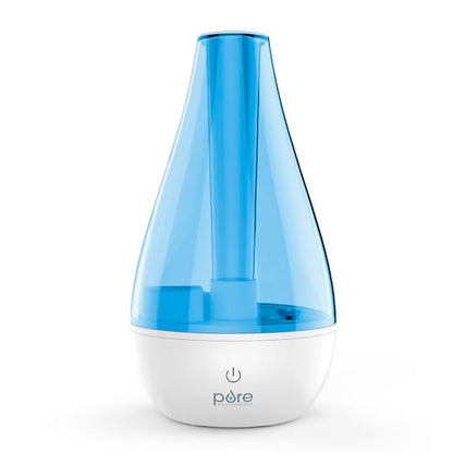 Pure Enrichment MistAire Studio Ultrasonic Cool Mist Humidifier - Small & Compact, Overnight Operation, 2 Mist Settings, Optional Night Light, & Auto Shut-Off - For Offices, Plants & Small Spaces - size: MistAire Studio (Small)