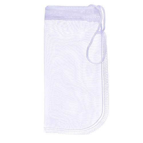 6 Pack Extra Fine Aquarium Filter Media Bags 7.5"×3.6" | Reusable, 180 Micron, Drawstring Mesh, For Very Fine Resins Filter - size: 7.5"*3.6" (6 pack)