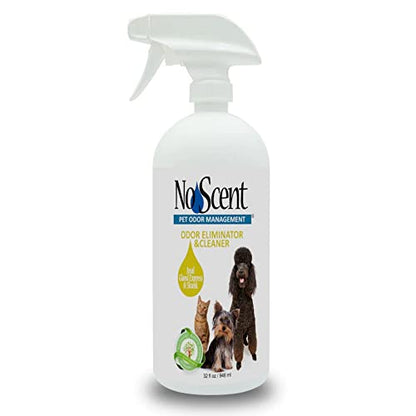 No Scent Anal Gland Express & Skunk Spray Pet Fur Cleaner for Dogs & Cats (32 Fl Oz / 946 mL) - size: 32 Fl Oz (Pack of 1)