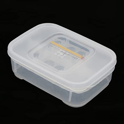 HURRISE 12 Grids Snakes Lizards Reptiles Eggs Incubator Tray with – and Easy to Egg Hatcher Box, Ideal for Hatching Snakes, Lizards, Geckos, and More