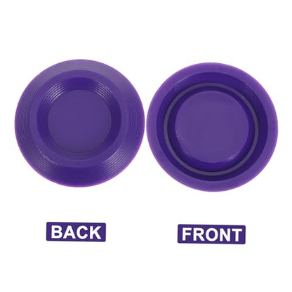 ibasenice 12pcs Reptile Feeding Dish Set with Portable Plastic Bowls for Gecko and Spider, Nontip Base Design for Home Use and Transporting