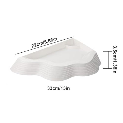 Reptile Pool Anti-Slip Tortoise Water Bowl with Ramp | Reptile Soaking Tray Bath Pool Basins for Gecko Snake Bearded Dragon