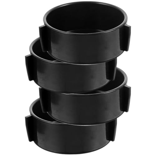 Ceramic Reptile Feeding Bowls and Water Dishes 4pcs for Terrarium Worm Feeding and Hydration, Multi-Function Delicate Bowls for Bearded Dragons, Geckos, and Lizards