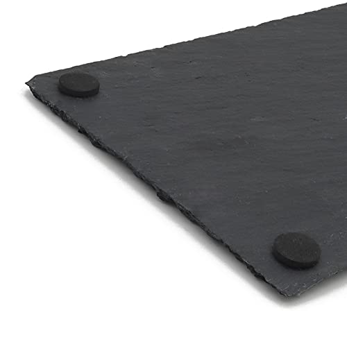 JIH Reptile Basking Platform 11.8x5.9 inch, Natural Rock Reptile Food Bowl | Tortoise Feeding Dish Habitat Decor - size: 30x15cm