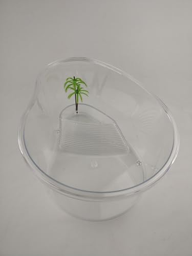 OMEM Portable Reptile House Terrarium Habitat Clear and Breathable (Medium) - size: Medium