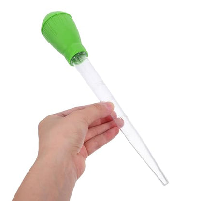 COHEALI Manual Fish Tank Water Changer Dropper for Small Aquariums, Acrylic Compact Design Waste Removal Tool, Suitable for Gravel Cleaning and Fish Feeding Tubes