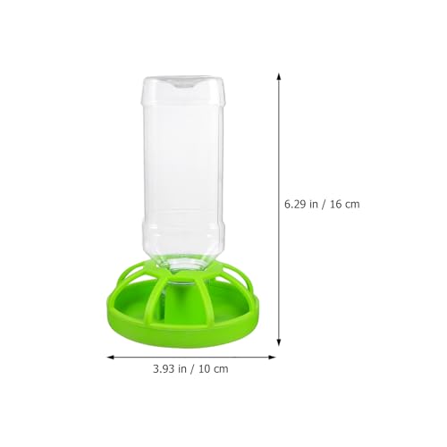 balacoo Automatic Reptile Water Feeder Bowl 6.29X7.87X3.93In Pet Water Dispenser for Turtle Tortoise Indoor Outdoor Terrarium