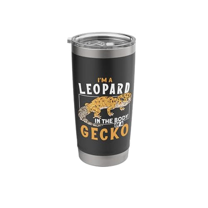 Leopard Gecko Food Starter Kit Habitat Pet Leopard Gecko Stainless Steel Insulated Tumbler