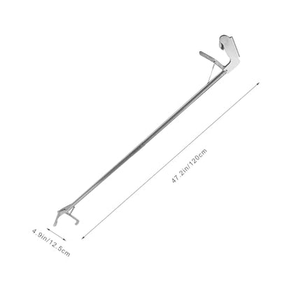 BESPORTBLE Snake Capture Hook Garbage Collector Snake Tong Crab Tools Snake Clips Reptile Tweezers Snake Pole Grabber and Catcher Grabber Tool to Feed Lizard Elder Stainless Steel