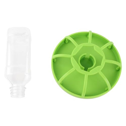 Reptile Water Dispenser, PP Gravity Water Bottle Automatic Feeder with Removable Top and Smooth Edges, Self Refilling Station for Lizard Tortoise Chameleon (Large) - size: Large