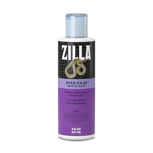 Zilla Shed-Ease Reptile Bath, Shedding Support and Penetrating Bath for All Lizards and Snakes - size: 8 Fl Oz (Pack of 1)