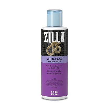Zilla Shed-Ease Reptile Bath, Shedding Support and Penetrating Bath for All Lizards and Snakes - size: 8 Fl Oz (Pack of 1)