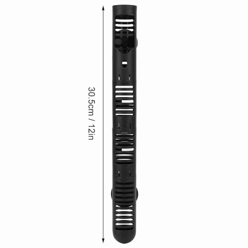 Aquarium Heater Protective Case Avoid Scalding and Breakage Detachable Cover with Suction Cups Universal Fit for Round Heaters(30.5cm) - size: 30.5cm