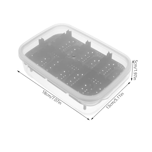 Professional Reptile Egg Incubator Box Compartments Transparent Cover and Premium for Snakes Lizards and Turtles Hatching for Pet Breeders