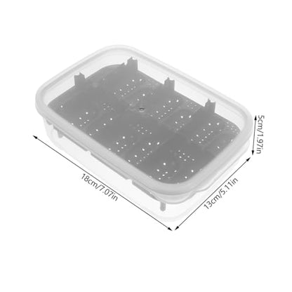 Professional Reptile Egg Incubator Box Compartments Transparent Cover and Premium for Snakes Lizards and Turtles Hatching for Pet Breeders
