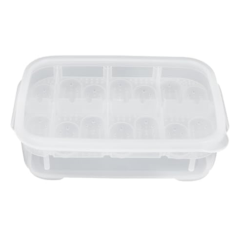 SUPVOX 14 Grids Professional Egg Incubator for Snakes Geckos and Lizards Breeding Box for Turtle and Lizard Eggs - color: White