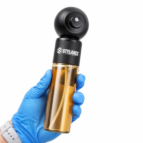Electric Barber Spray Bottle – Professional Rechargeable Fine Mist Sprayer for Hair Stylists, Salon & Barber Shop, Continuous Nano Atomizer, Matte Black Refillable Design- 120ML