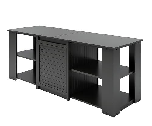 New Age Pet® ECOFLEX® 72" Jumbo Versa Stand, Standard Height Cabinet for Reptile & Small Animal Habitat, Lounge in Black - color: Black